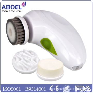 Silicone Ultrasonic Facial Cleansing Brush, Rechargeable Waterproof Vibrating